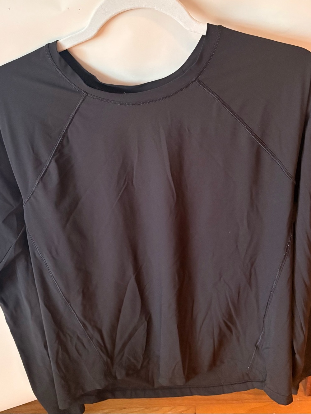 Women’s Athleta Ultimate Train Tee.  Black.  Long sleeves. Size- S/P